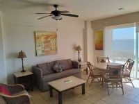 Condo at front of the beach inside a Resort compound hotel.