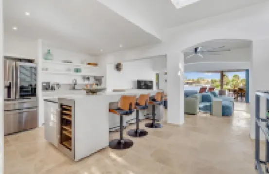 A NEW luxury villa overlooking the Laguna Marina