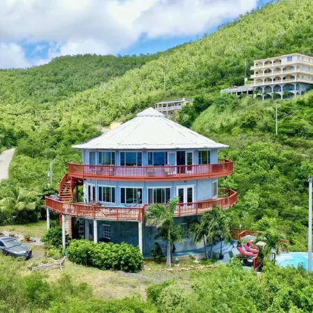 Breathtaking Panoramic Views Of The Caribbean Sea From This Luxury Villa