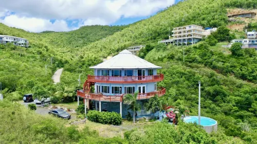 Breathtaking Panoramic Views Of The Caribbean Sea From This Luxury Villa Hotels in Southside