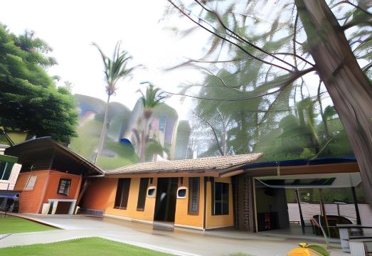 반 차오 마이 비치 하우스 해변