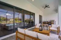 Pool & Outdoor Kitchen: Waterfront Cape Coral Home - parking
