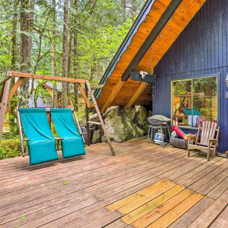 Peaceful Wooded Cabin by Mt Baker Ski Area!