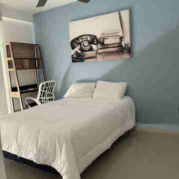 2-bedroom apartment in delightful Cancún with fitness room, AC, WiFi Rooms