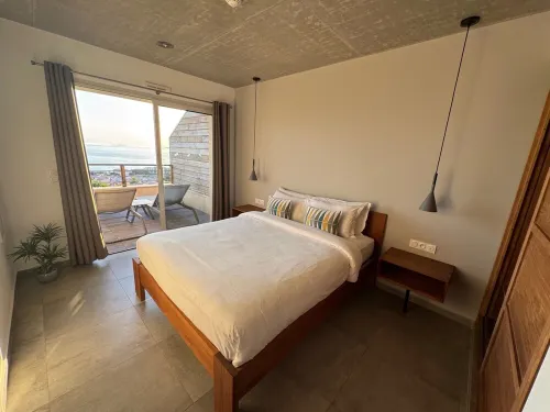 2-person apartment with panoramic sea view over the Gulf of Ajaccio