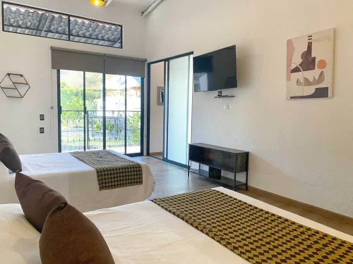 Apartment with View of the Tepoztlán Mountains