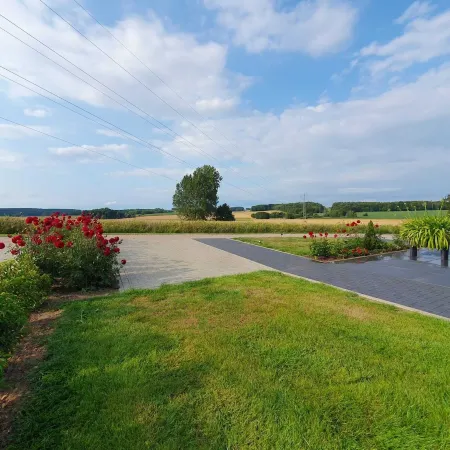 Modern, bright vacation apartment with terrace, sauna & alpacas - pure relaxation!