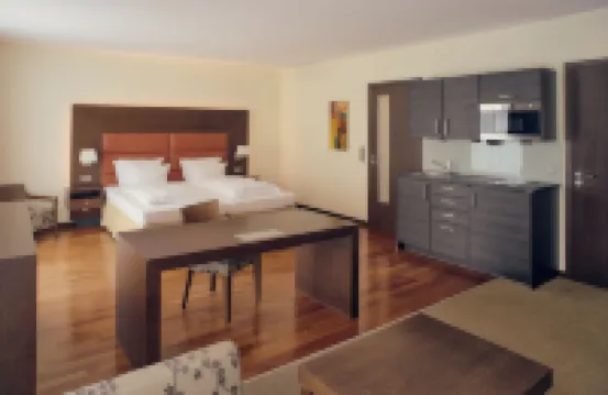 Aparthotel Treudelberg Hamburg 地下鉄ベルン駅周辺のホテル