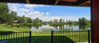 SkyWater Cabins - Bergblick
