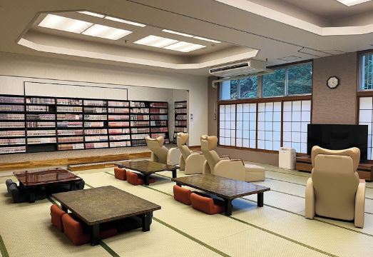 일본식 객실 내부