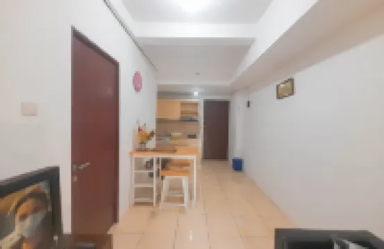 1BR near Gedebage Station at Tamansari Panoramic Apartment By Travelio