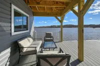Charming Dog-friendly Lakefront Villa With Private Dock, Firepit, Stunning Views - 3-Star