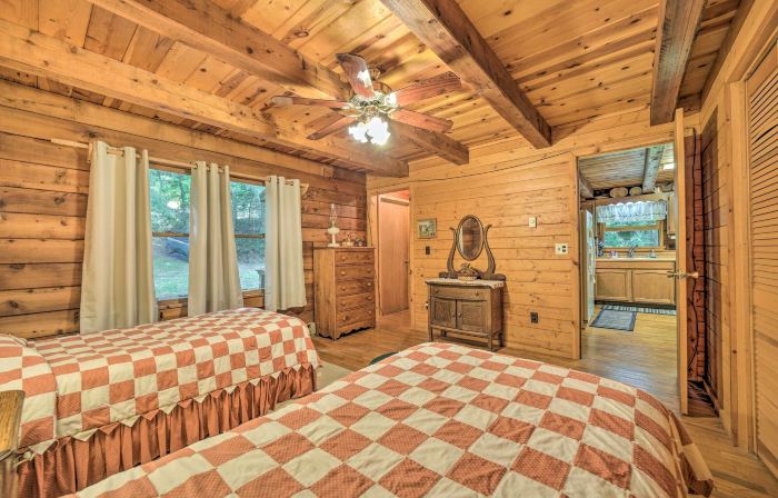 Scenic Creekside Cabin w/ Wraparound Porch!
