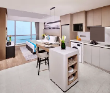 Somerset Bio-Island Guangzhou Hotel berhampiran Nanting Commercial Street