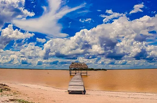 Beachfront Palapa in El Cuyo, Best Views