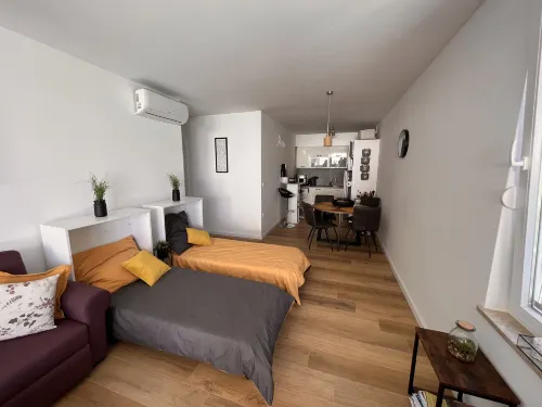 Sunshine Deluxe 80m2 Apartment with Pool, 50 m2 Garden Lounge and Outdoor Space