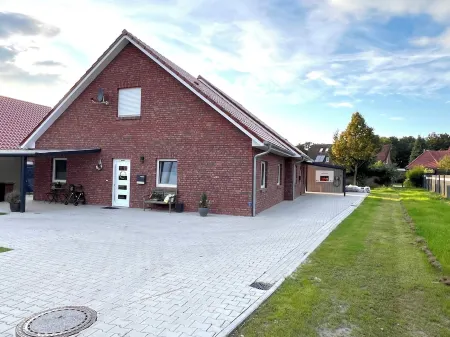 Vacation home "Jonagold" Meppen Single storey Carport Terrace Free WiFi 2 bedrooms