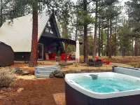 A-Frame Cabin on 4.5 Acres - HOT TUB, Dog Friendly!