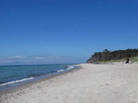 Bright, cozy apartment, centrally located in a quiet area of Zingst with WLAN Отели в г. Цингст