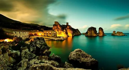 HOUSE VACATIONS RENT, Sicily APARTMENT earth of the sun (primula) RISERVA DELLO ZINGARO-SCOPELLO Отели в г. Кастелламмаре-дель-Гольфо