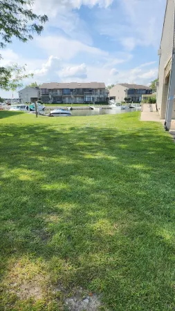 Gorgeous waterfront balcony view & boat dock on the shores of Lake Erie