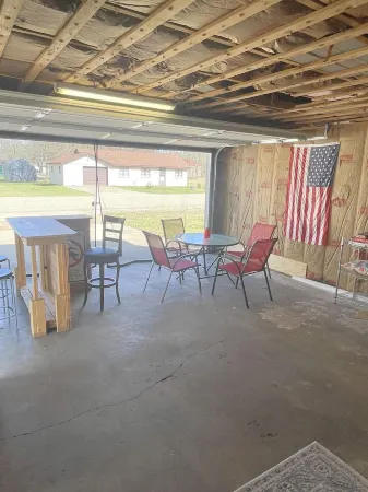 Fully renovated cabin with new furnishings and appliances.