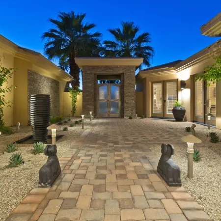 Stunning Contemporary Estate on PGA West w/Spectacular Lake Views Pool & Spa