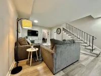 Modern Townhome w/ Balcony • Walk to FUSE Stadium
