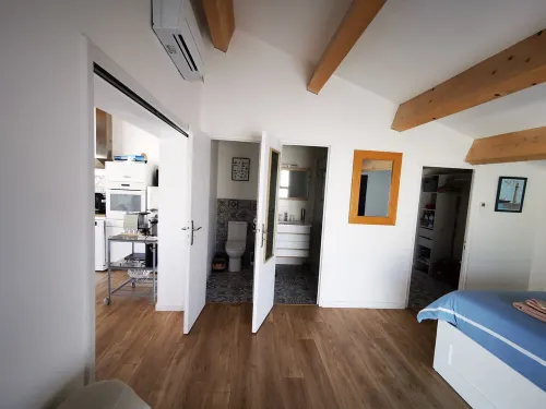 Magnificent gîte T2, 50 m2, shady garden, quiet, near pond and cures Hotel di Balaruc-le-Vieux