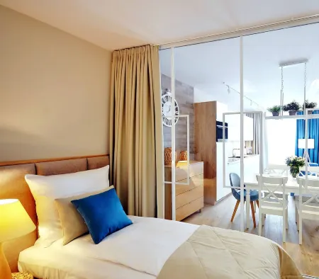 Apartamenty Balticon Nadmorskie Tarasy Отели рядом с достопримечательностью «Kolobrzeg Sea Port»