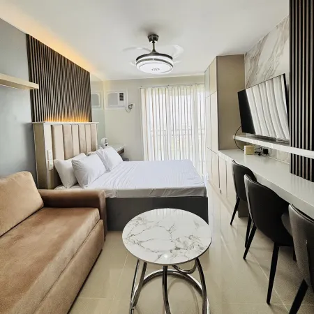 Modern Condo Room with City View
