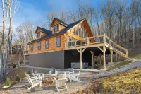 Golf Course Views and Game Room - Stunning Mountain Cabin Retreat