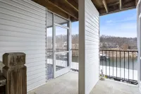 Screened Balcony and Swim Dock - Stunning Waterfront Retreat