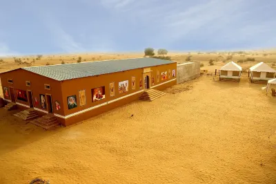 Exotic Luxury Camps Hotels near Sam Sand Dunes