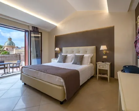 ヴィットリオ エマニエレ ブティック ホテル シャッカのホテル