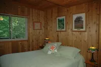 Lindal cedar home located next to Dupont State Recreational Forest.