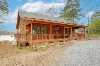 Deck & Fire Pit: Waterfront Cabin in Greers Ferry! - 3-Star