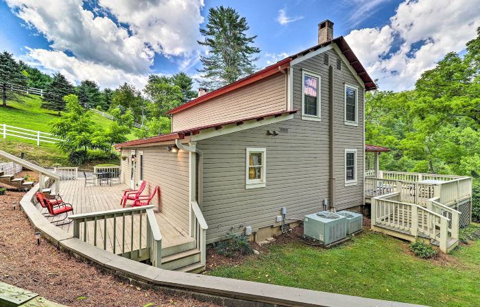 Fish, Float & Relax Fireside: Home Near New River!