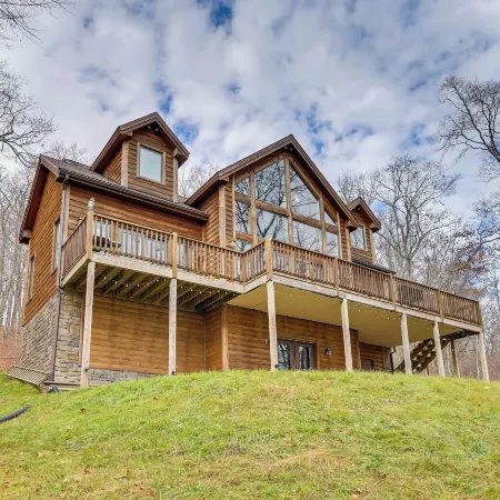 Game Room, Deck + Views: Idyllic Slaty Fork Home
