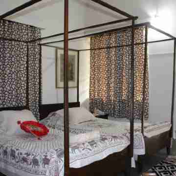 Double/Twin room with en-suite in a Vintage Villa with a Garden & a long balcony Rooms