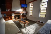 | White cabin | Fireplace, fireplace, tranquility, ideal for families and friends