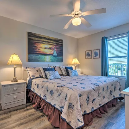Steps to Sand! Miramar Unit w/ Pool, Tennis & More