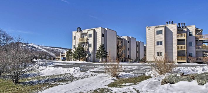 Beech Mtn Condo w/ Slope View & Resort-Style Perks ビーチ・マウンテンのホテル