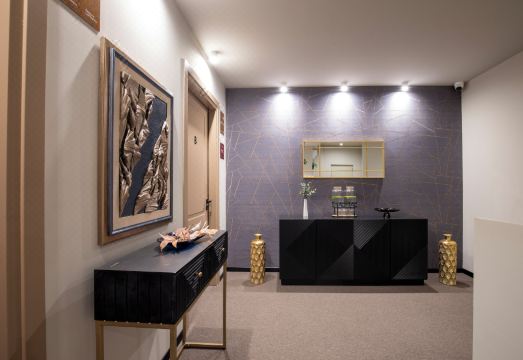 밀라노 고급 호텔 인테리어