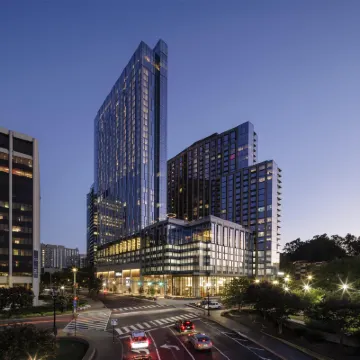 阿靈頓Rosslyn The Key希爾頓飯店 阿靈頓公墓附近的飯店