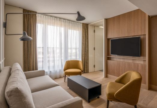 뮌헨 메리어트 호텔 시티 웨스트의 레스토랑 내부