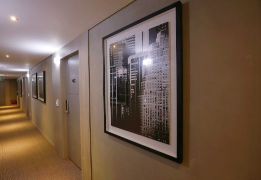 천연 온천수 욕탕 전경