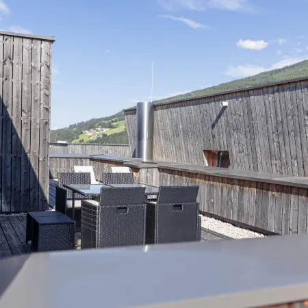 Mit 2 Schlafzimmern,Dachterrasse&Sauna