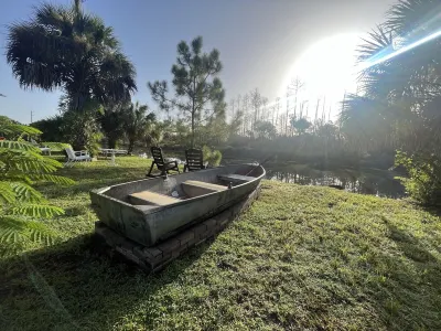 Sunset Hide A Way West in Paradise,Naples,Florida with canal water front