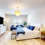 Stylish Home-Private Heated Pool-HotTub, Walk to Beach, Bikes,EV Charger & More!